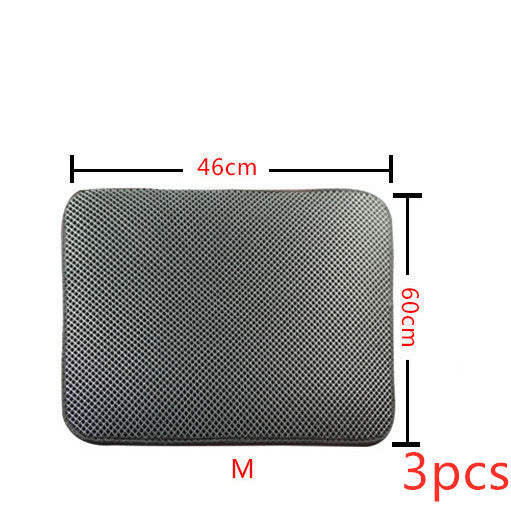 Double-Layer Cat Litter Mat – Keep Floors Clean & Paws Happy