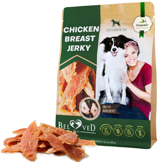 All‑Natural Chicken Jerky Dog Treats – Grain‑Free, High‑Protein Human‑Grade Chews