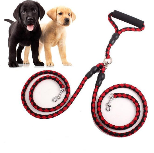 Double‑Ended Traction Rope – Walk Two Dogs with One Hand