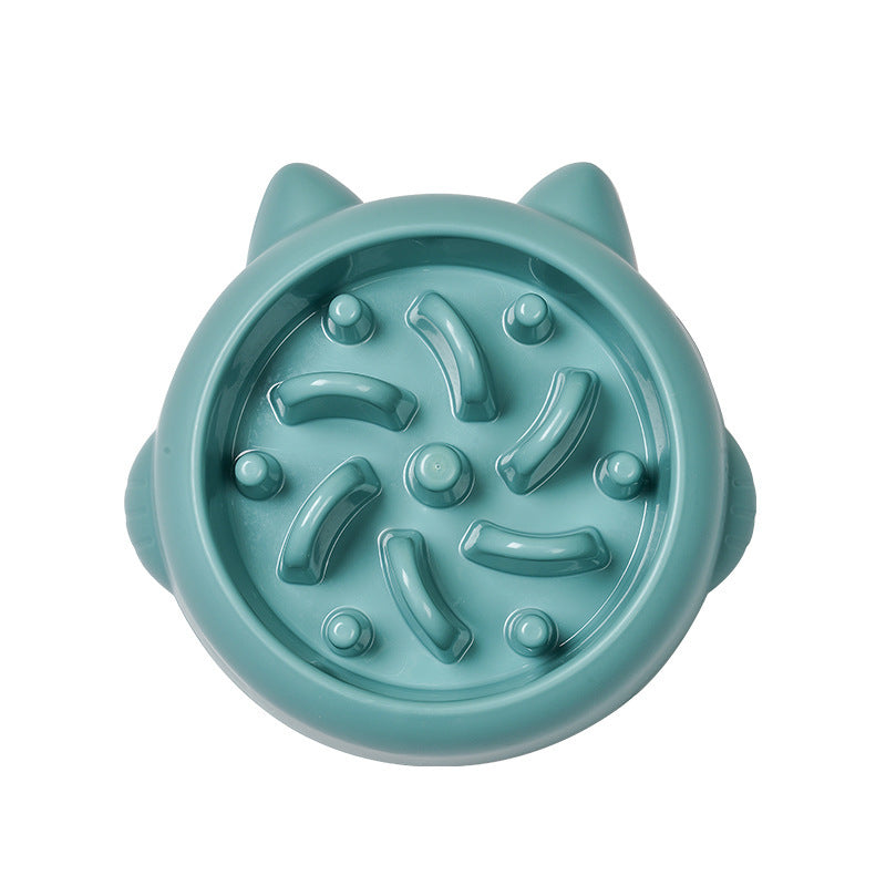 Interactive Slow-Feed Pet Bowl (Anti‑Gulp / Choke‑Resistant)