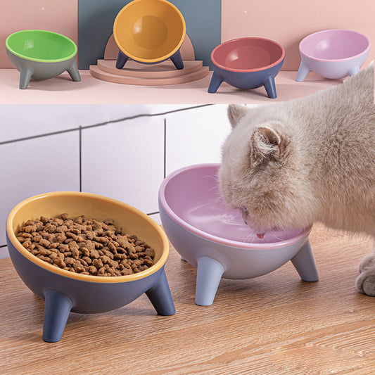 Nordic Elevated Pet Feeding Bowl with Stand – Ergonomic Design for Cats, Dogs & Rabbits