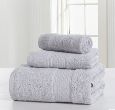 Cotton soft double-sided thickening towel skin-friendly bath towel beauty salon bathrobe bath towel set - Barking Good Deals
