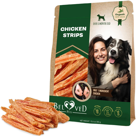 Premium Human‑Grade Grain‑Free Chicken Strips – Healthy Protein Chews