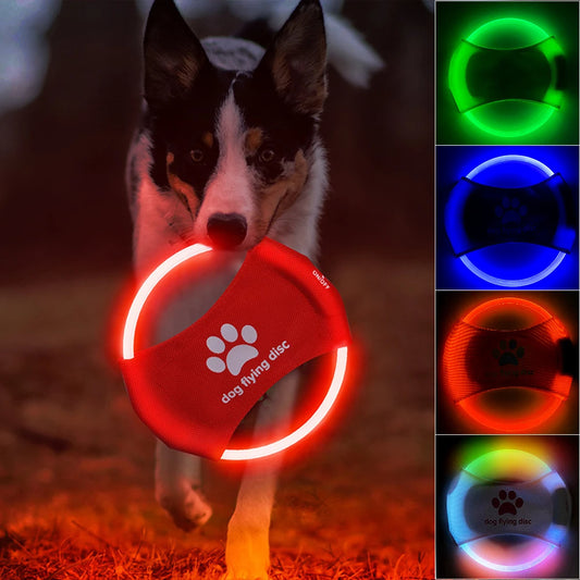 Glow‑Fetch LED Dog Flying Disc – Light Up Playtime