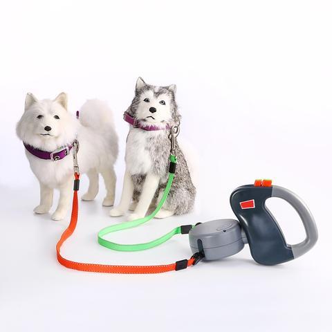 Effortless Dual Dog Walks – Retractable Double Pet Leash
