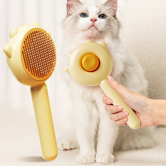 PamperPro Pet Magic Massaging Comb – Soothing Hair Removal for Cats & Dogs