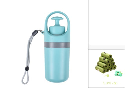 Portable Lightweight Dog Pooper Scooper With Built-in Poop Bag Dispenser Eight-claw Shovel For Pet Toilet Picker Pet Products - Barking Good Deals