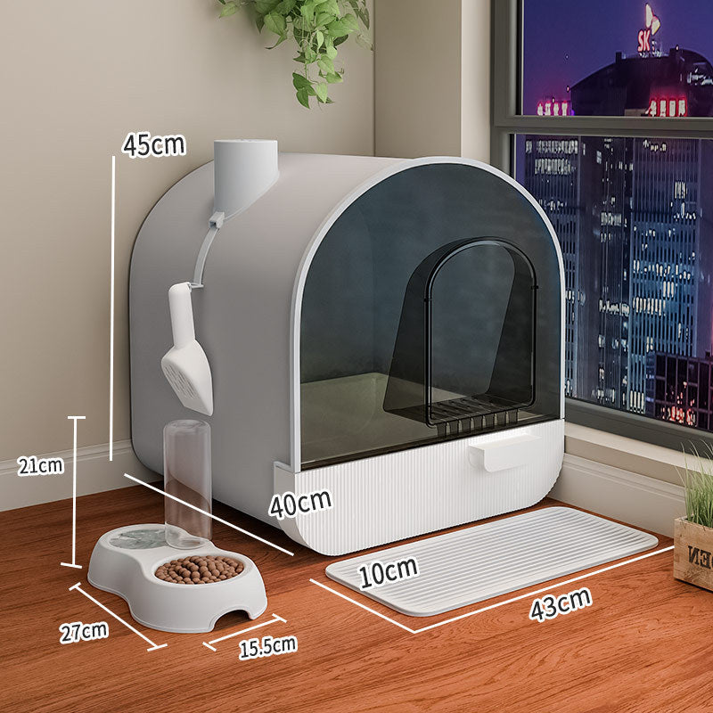 PureAir Closed‑Type Cat Litter Box – Odour‑Free, Clean & Private