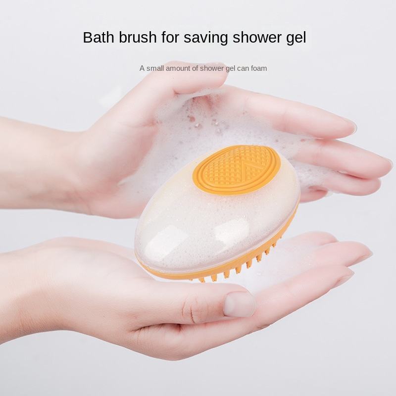 Pet Spa Massage Brush – 2‑in‑1 Bath & Gentle Groomer
