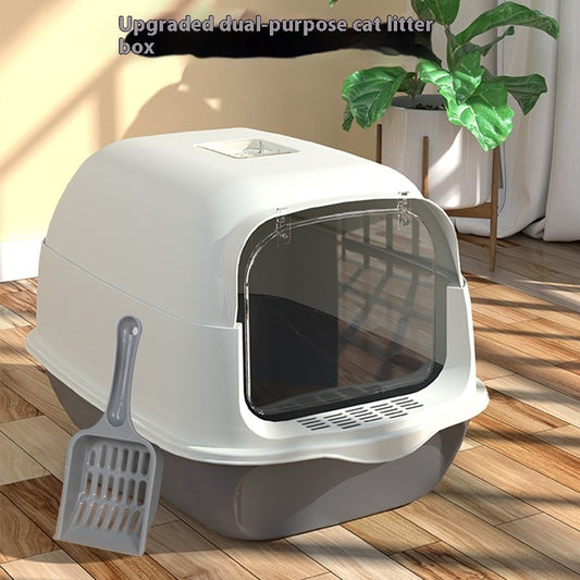 CozyCat Vault – Oversized Fully Enclosed Cat Litter Box