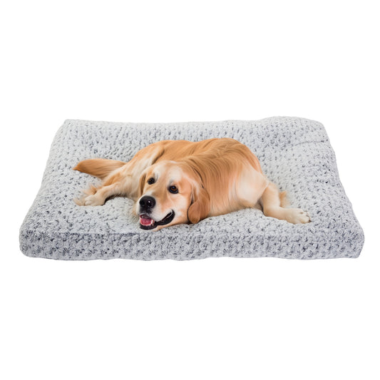 Rose Velvet Plush Crate Pad – Blissful Comfort for Small, Medium & Large Dogs