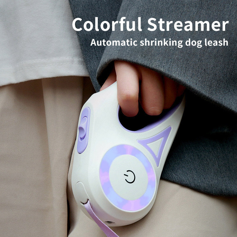 Dog Leash Retractable Leash And Dog Collar Spotlight Automatic Pet Dog Cat Traction Rope For Small Medium Dogs Pet Product - Barking Good Deals