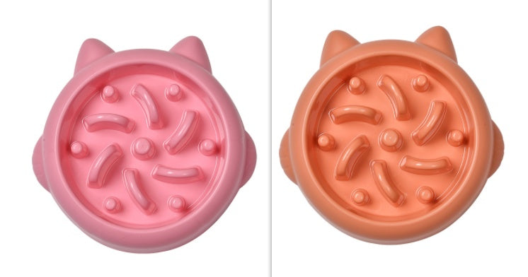 Interactive Slow-Feed Pet Bowl (Anti‑Gulp / Choke‑Resistant)