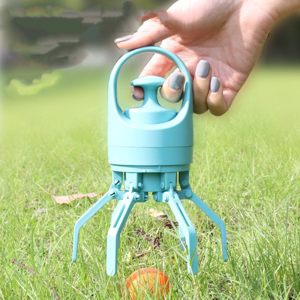 Portable Lightweight Dog Pooper Scooper With Built-in Poop Bag Dispenser Eight-claw Shovel For Pet Toilet Picker Pet Products - Barking Good Deals