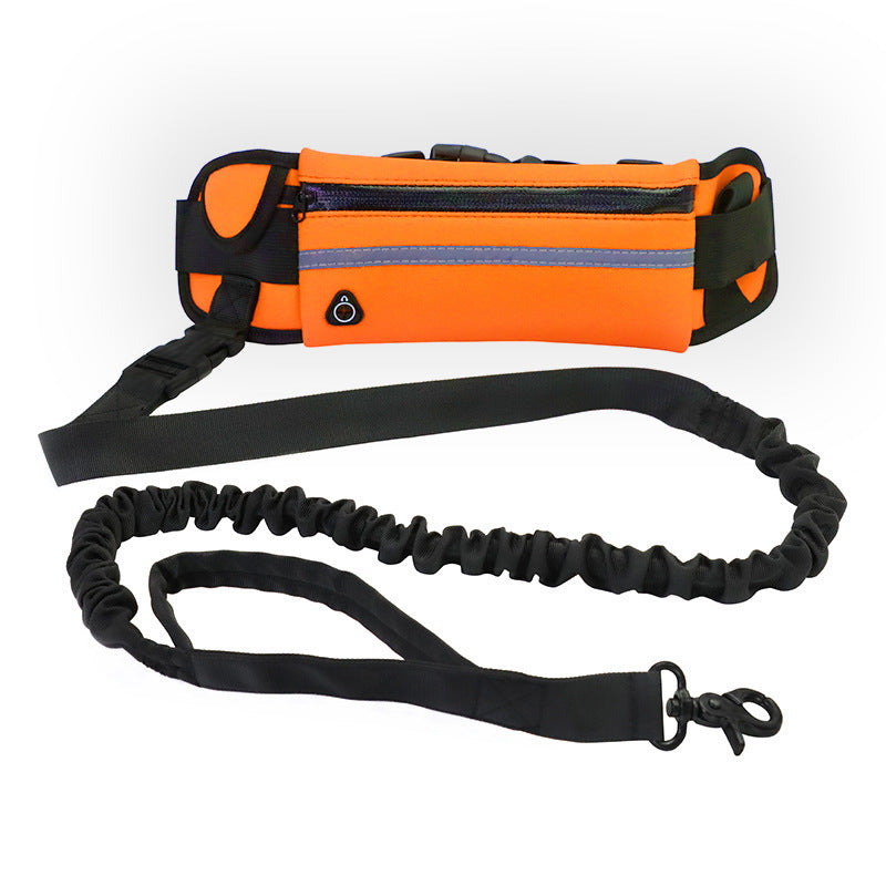 Hands‑Free Shock‑Absorbing Dog Walking Belt for Large Dogs