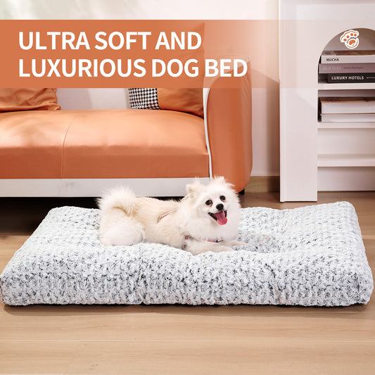 Rose Velvet Bliss Mattress – Ultimate Comfort for Your Pet