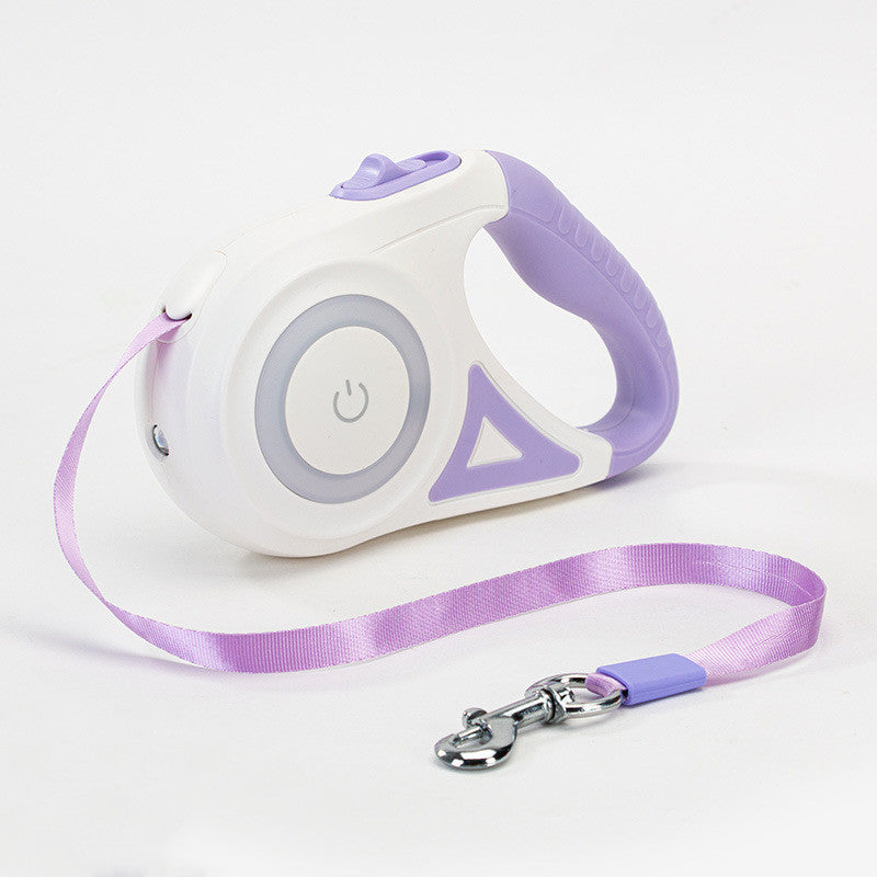 Dog Leash Retractable Leash And Dog Collar Spotlight Automatic Pet Dog Cat Traction Rope For Small Medium Dogs Pet Product - Barking Good Deals