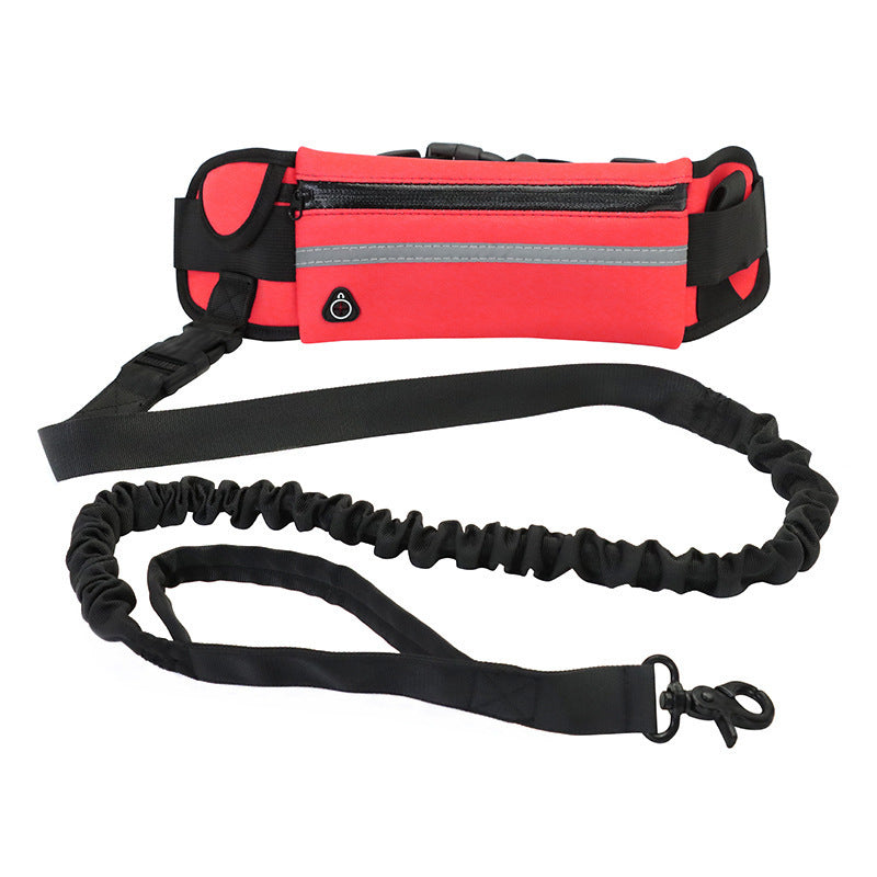 Hands‑Free Shock‑Absorbing Dog Walking Belt for Large Dogs