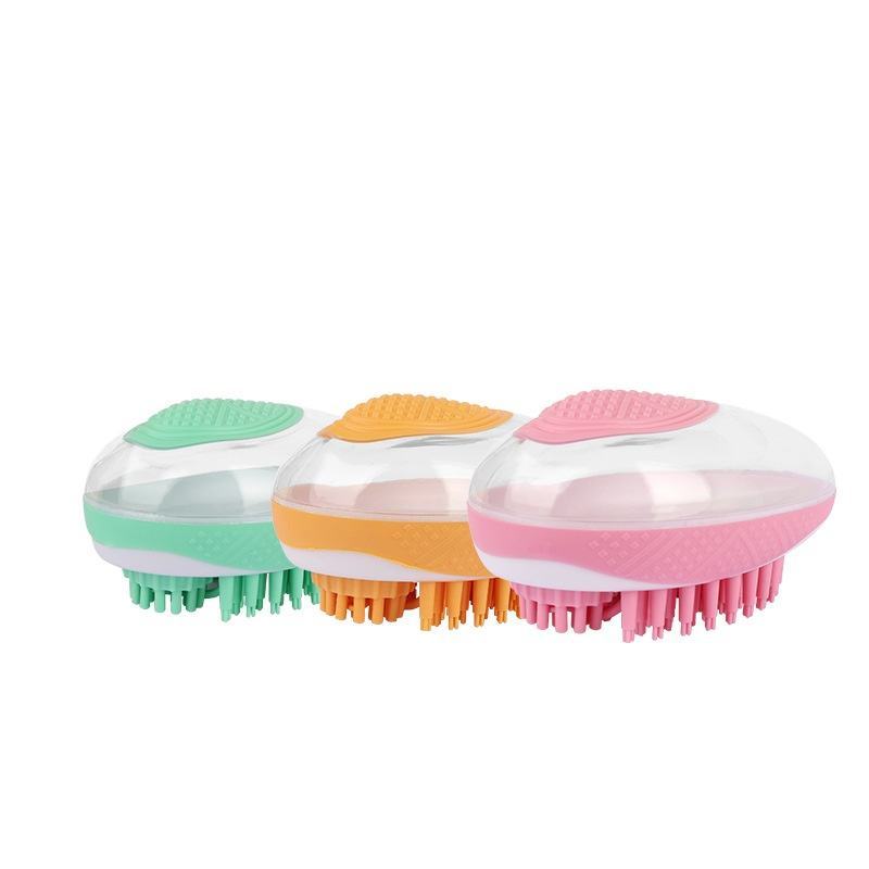 Pet Spa Massage Brush – 2‑in‑1 Bath & Gentle Groomer