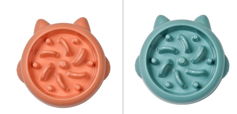 Interactive Slow-Feed Pet Bowl (Anti‑Gulp / Choke‑Resistant)